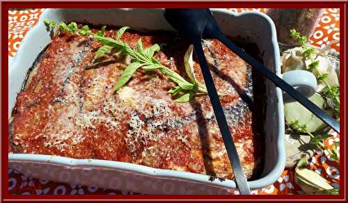 Aubergines à la parmigiana