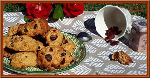 Bannique: biscuits Canadien aux cranberries