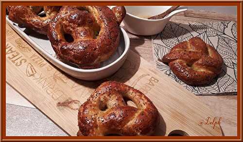 Bretzels sauce moutarde et miel