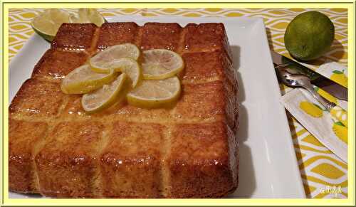 Cake au mascarpone et citron vert