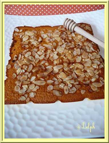 Cake au miel et amandes