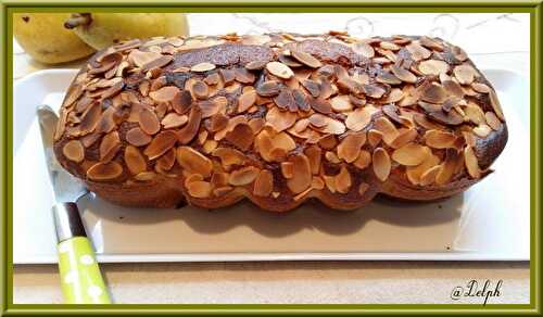 Cake poires et  amande