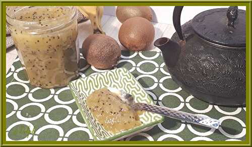 Confiture de kiwis et bananes