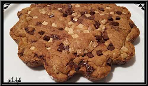 Cookie géant chocolat noir et blanc