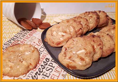 Cookies abricots et chocolat blanc