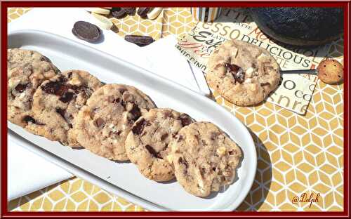 Cookies aux trois chocolats de Cyril Lignac