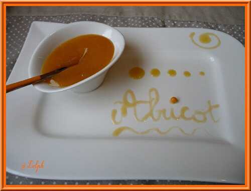 Coulis d’abricots