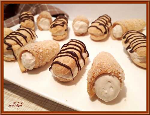 Eclairs à la chantilly de châtaigne