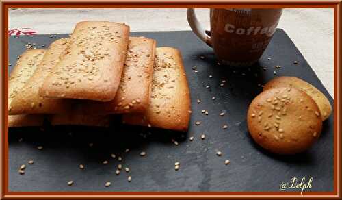 Financiers aux amandes et graines de sésame