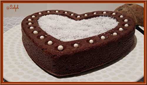 Fondant chocolat noix de coco