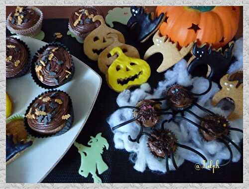 Friandises d’Halloween – Cupcakes vanillés