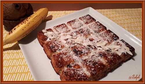 Gâteau à la banane et chocolat