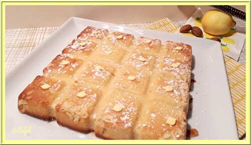 Gâteau aux amandes et citron