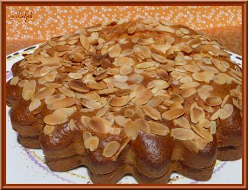 Gâteau aux amandes et confiture d’abricots maison