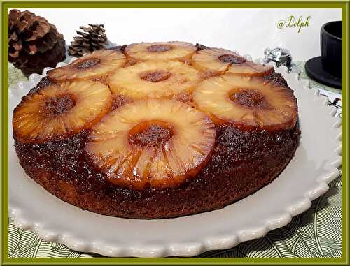 Gâteau renversé à l’ananas de Cyril Lignac