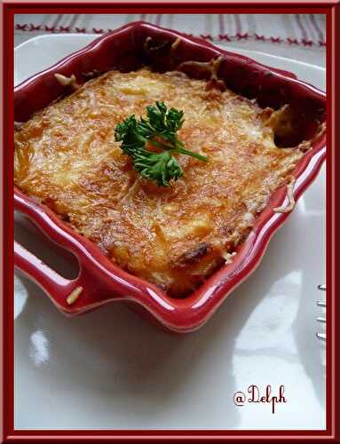 Gratin de poissons aux petits légumes