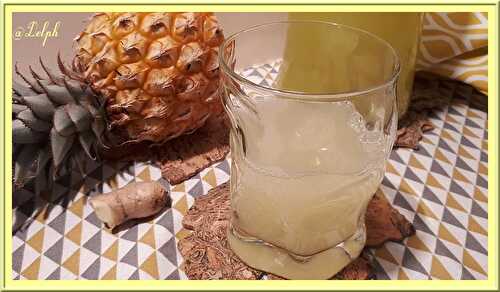 Jus d’ananas et de gingembre