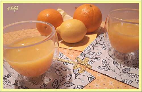 Jus de citron, oranges et fleur d’oranger