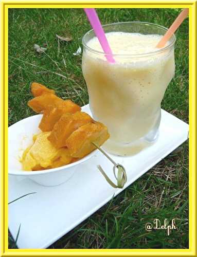 Milkshake à la mangue