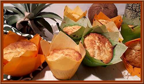 Muffins noix de coco et ananas