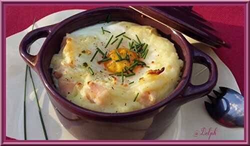 Oeufs cocotte en purée