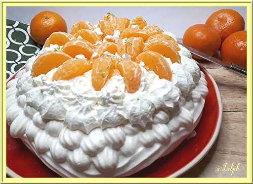 Pavlova aux mandarines