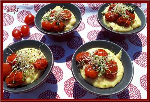 Polenta aux tomates cerises
