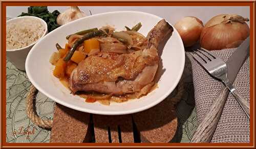 Poulet aux légumes (Muamba chicken)