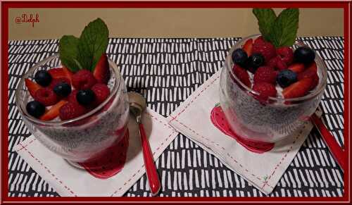 Pudding de Chia aux fruits rouges