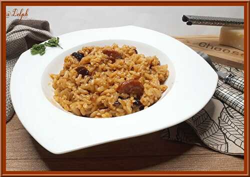 Risotto au chorizo et tomates séchées