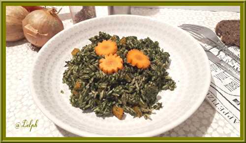 Riz aux épinards
