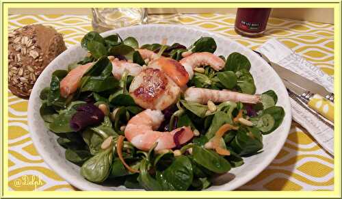 Salade de mâche de la mer