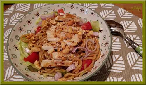 Salade de nouilles au poulet