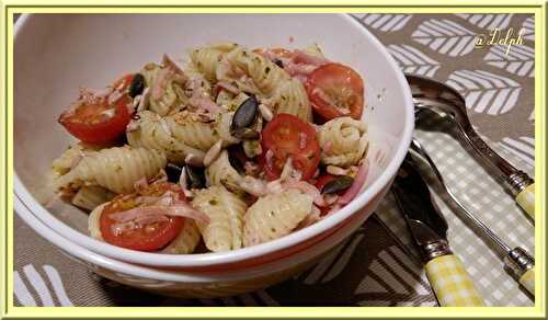 Salade de pâtes pesto-citron
