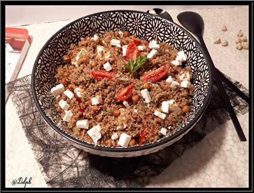 Salade de Quinoa et pois chiches rôtis