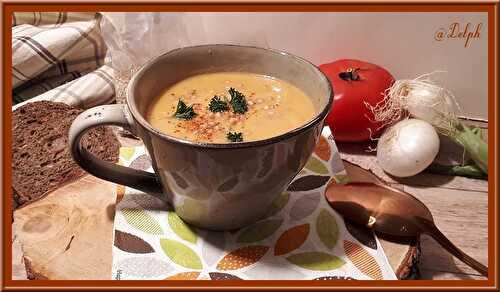 Soupe de tomates au sarrasin