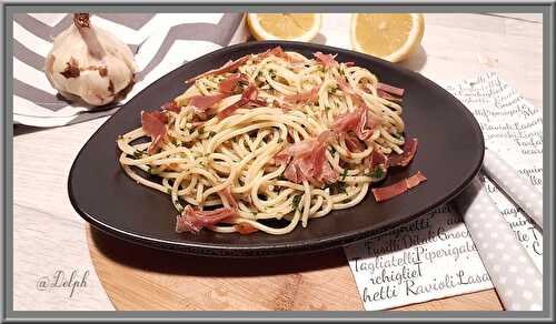 Spaghetti à la persillade Italienne