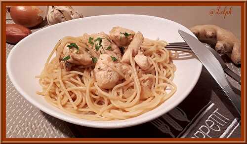 Spaghetti au poulet