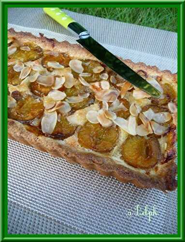 Tarte amandine aux prunes