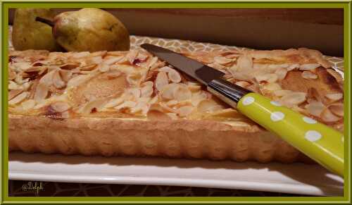 Tarte aux poires et mascarpone