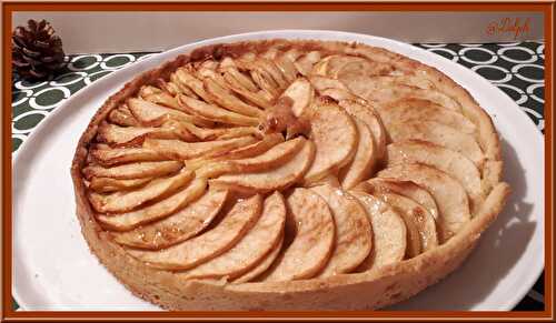 Tarte aux pommes et crème d’amandes