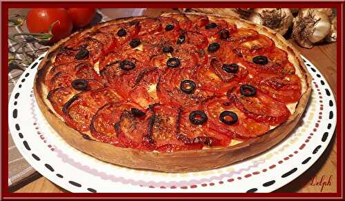 Tarte aux tomates et amandes de Yotam Ottolenghi