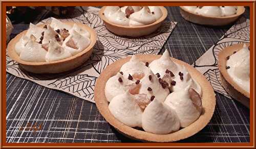 Tartelettes à la crème de châtaigne