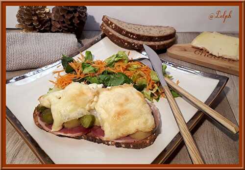 Tartine à la raclette