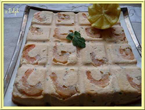 Terrine de saumon aux crevettes