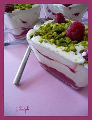 Tiramisu aux framboises