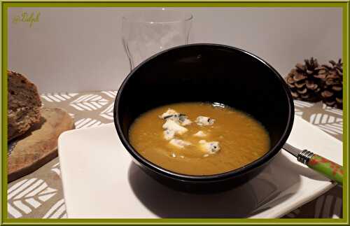 Velouté de poireau, patate douce et gingembre au Thermomix