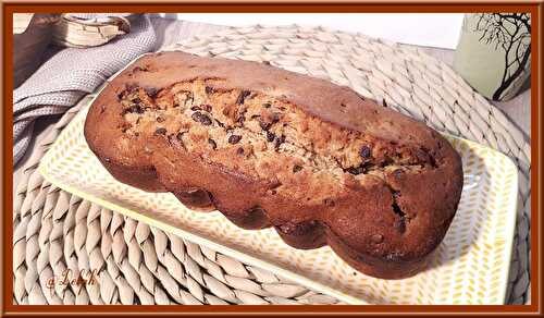 Cake banane chocolat