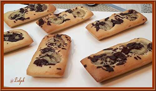 Financiers banane chocolat