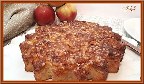 Gâteau madeleine aux pommes